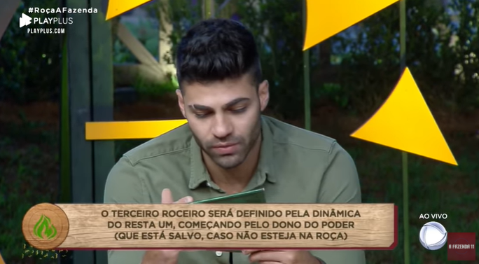 A Fazenda: Hari Almeida leva Lucas para a Roça após dinâmica do Resta Um