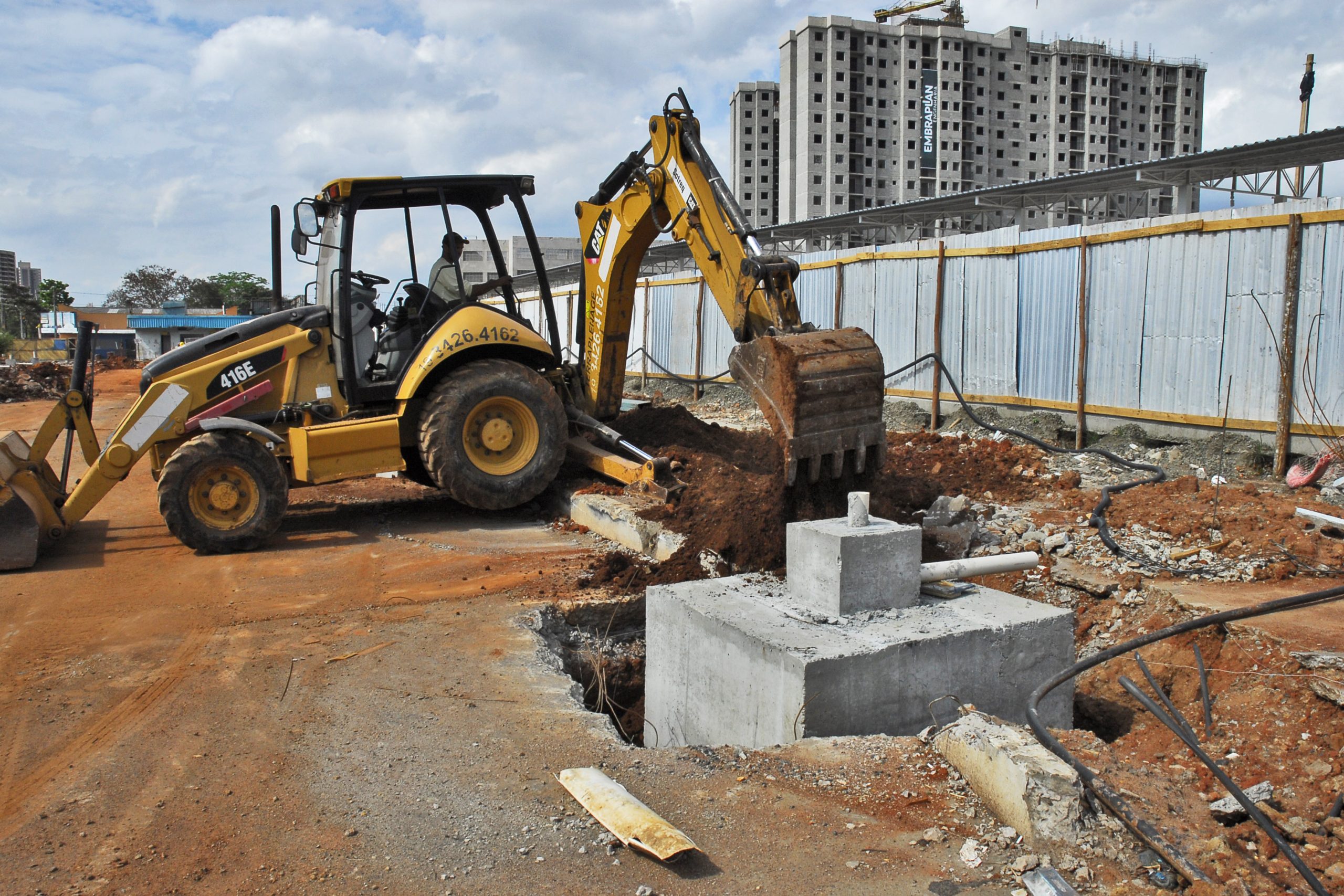 Obra de reconstrução do Terminal Piracicamirim, em Piracicaba, segue avançada