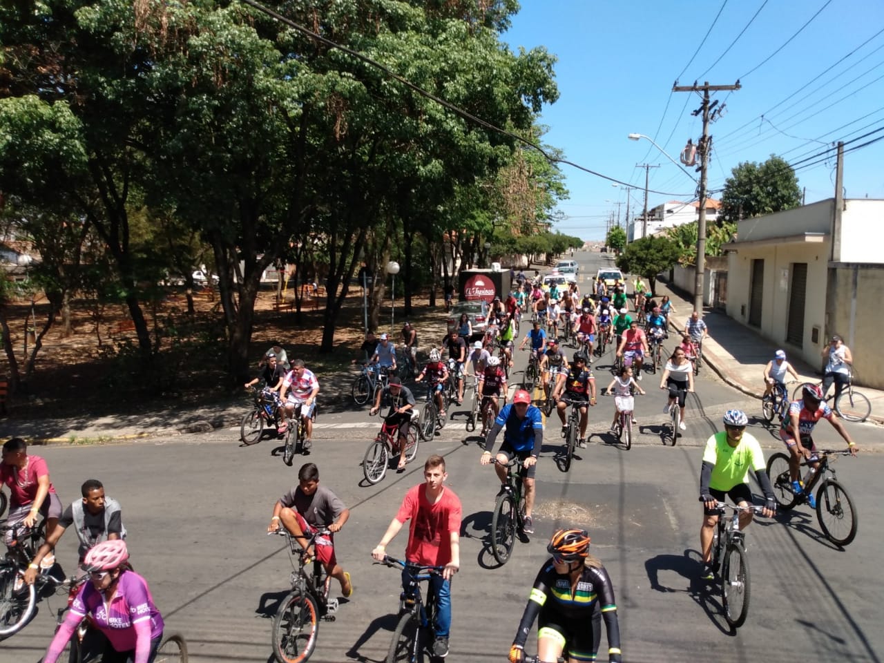 FOTOS: “Passeio Ciclístico” de Santa Terezinha, em Piracicaba