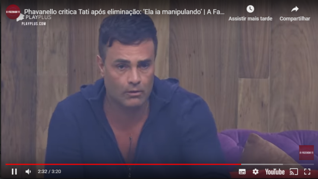 A Fazenda: Phavanello critica Tati após eliminação: ‘Ela ia manipulando’