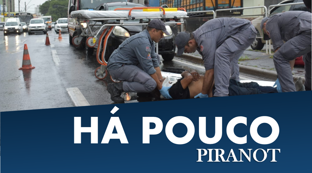 Idoso tenta atravessar avenida correndo, mas acaba atropelado em Piracicaba