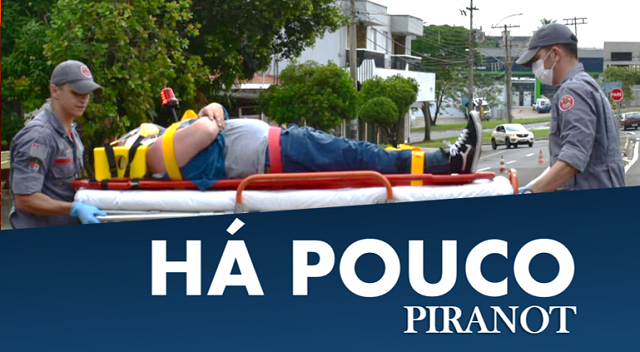 Entregador de água fica ferido em acidente de motocicleta em Piracicaba