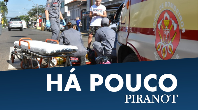 Acidente entre carro e moto deixa jovem de 20 anos ferida, em Piracicaba