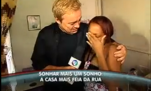 Em Piracicaba, Gugu construiu casa para cabeleireira em quadro de grande audiência Em Piracicaba, Gugu construiu casa para cabeleireira em quadro de grande audiência