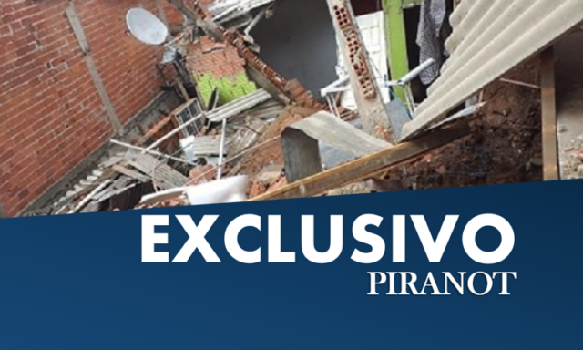 Barraco desaba e ribeirão transborda durante a madrugada em Piracicaba