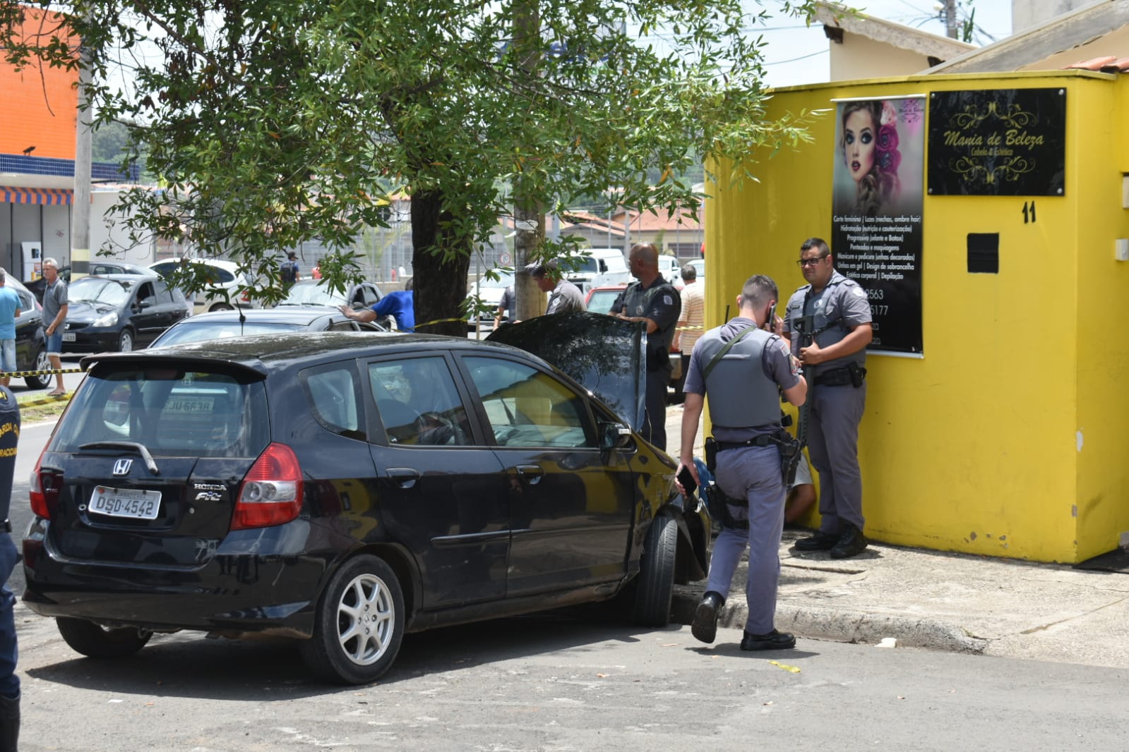 Veja fotos do local da troca de tiros que terminou com PM morto em Piracicaba