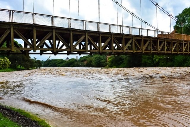 Após forte chuva, Rio Piracicaba volta a ganhar vida e chega a três metros rio