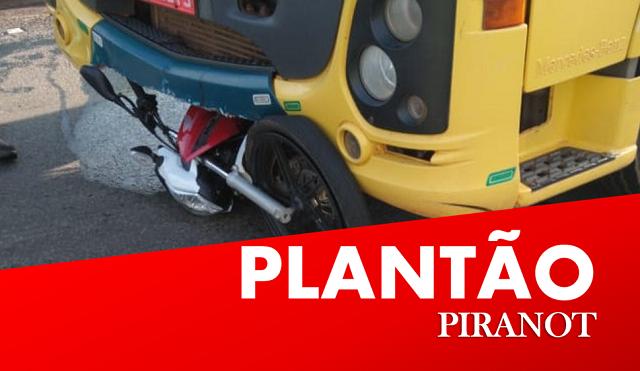 Acidente entre caminhão e motocicleta deixa um morto na Luiz de Queiroz, em Piracicaba