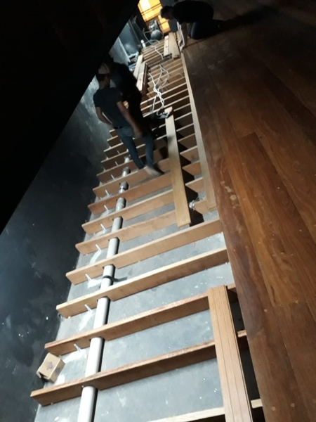 Fosso operístico do Teatro Dr Losso Neto, em Piracicaba, segue em obras