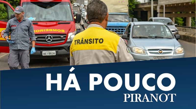 Em Piracicaba, acidente na Ponte do Mirante congestiona trânsito no local