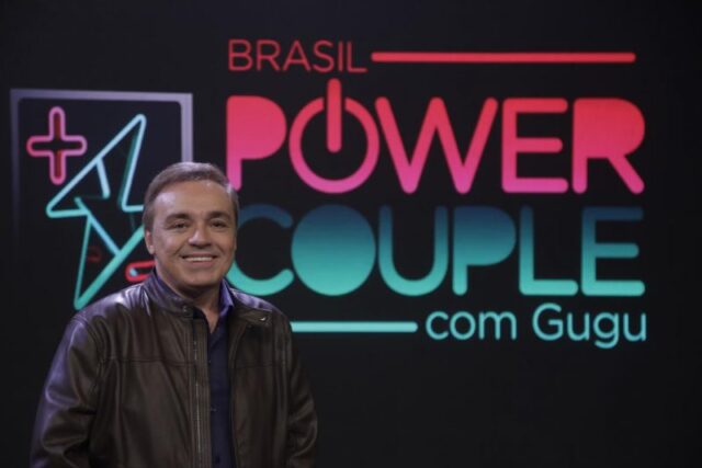 Gugu na época em que apresentava o 'Power Couple' (Foto: Reprodução) 