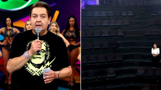 Pela primeira vez em mais de 30 anos, 'Domingão do Faustão' será gravado e sem platéia (Foto: Reprodução) 