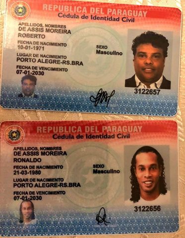 ronaldinho gaúcho detido passaporte falso