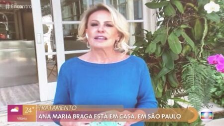 Ana Maria Braga fala sobre o câncer no 'Encontro com Fátima Bernardes'