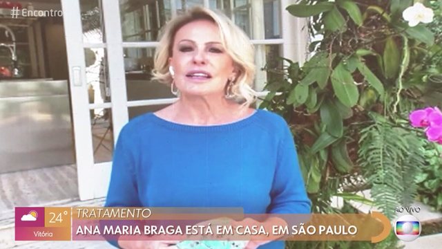 De volta à Globo, Ana Maria Braga diz que se sente curada do câncer: “Muito bem”