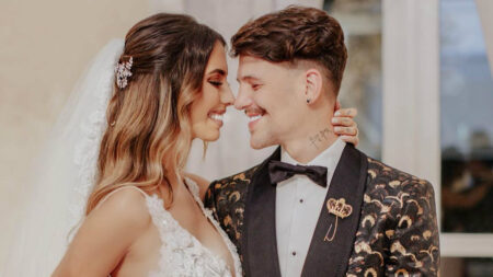 Saulo Poncio celebra volta com Gabi Brandt