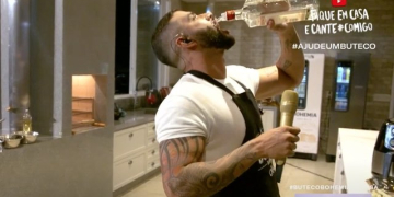 Gusttavo Lima acabou bebendo demais durante show