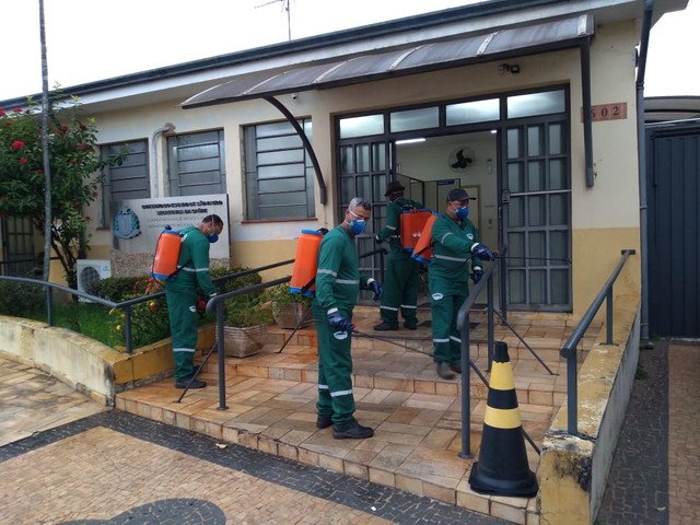 Desde sábado (11), mais de 20 postos de saúde foram desinfetados em Piracicaba