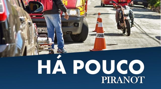 Motoqueiro fica ferido, em Piracicaba, após colidir com automóvel no trânsito