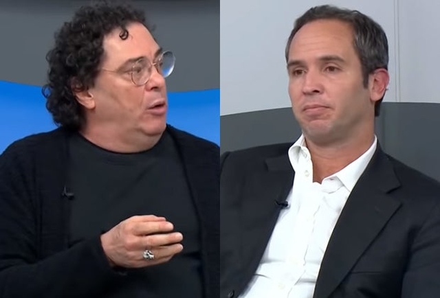 Casagrande discute com Caio Ribeiro ao vivo após críticas do colega a Raí