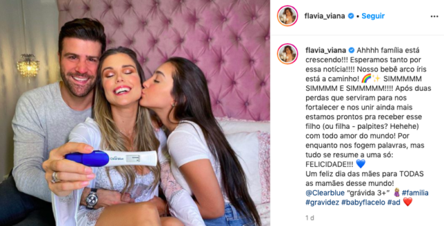 Campeã de A Fazenda 9, Flavia Viana anunciou que está grávida - Foto: Instagram