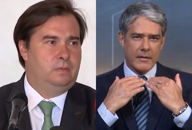 Rodrigo Maia diz que não ironizou William Bonner ao falar sobre uso de máscara