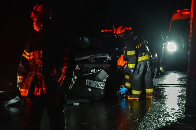 Grave acidente com dois veículos é registrado na rodovia Piracicaba-Rio das Pedras