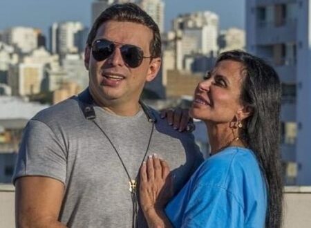 Gretchen e seu noivo - Reprodução