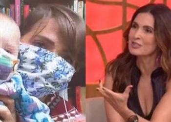 Letícia Colin mostra filho de máscara e é corrigida - Globo