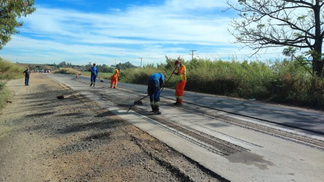 Pavimentação da Estrada da Ceagesp é retomada em Piracicaba