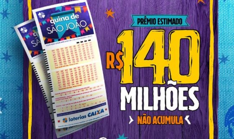 Quina de São João 2020 pode pagar R$ 140 milhões; veja como apostar