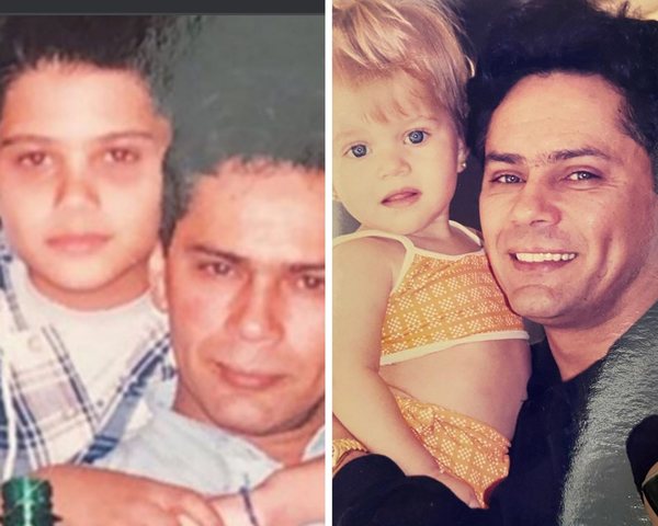 Leonardo e filhos de Leandro homenageiam cantor falecido há 22 anos