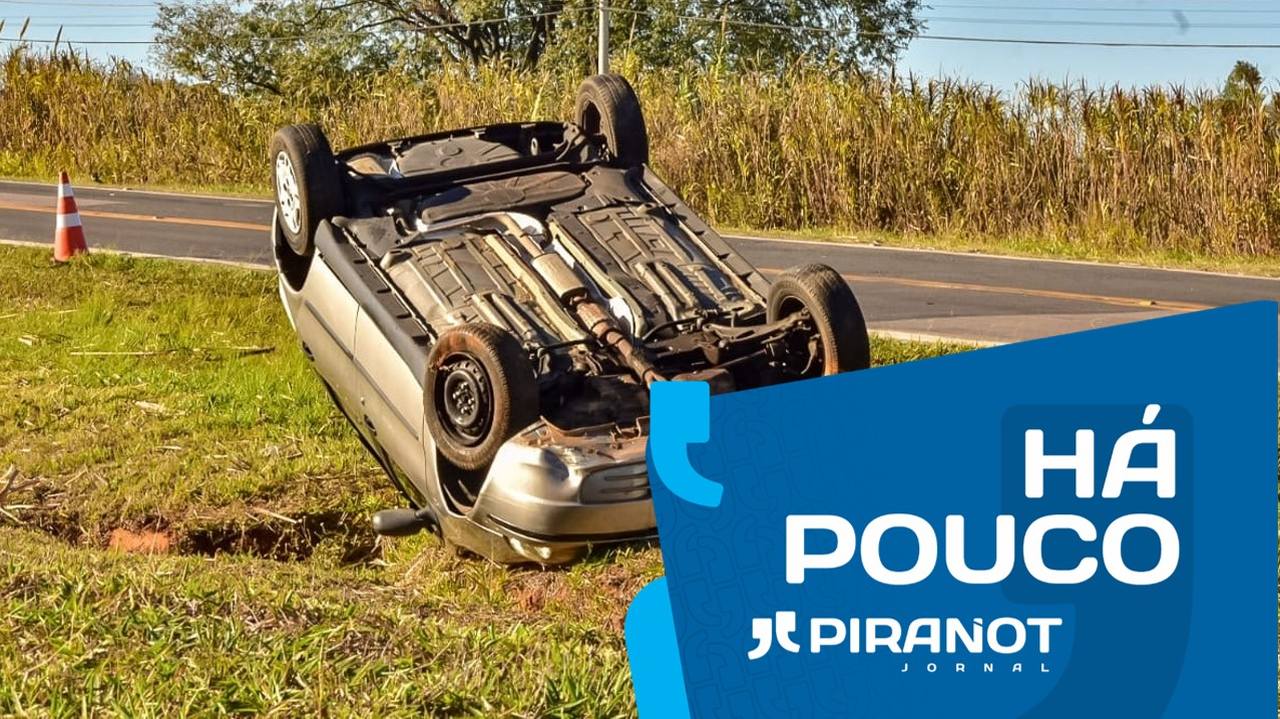 Após sentir sonolência, motorista capota veículo em rodovia de Piracicaba