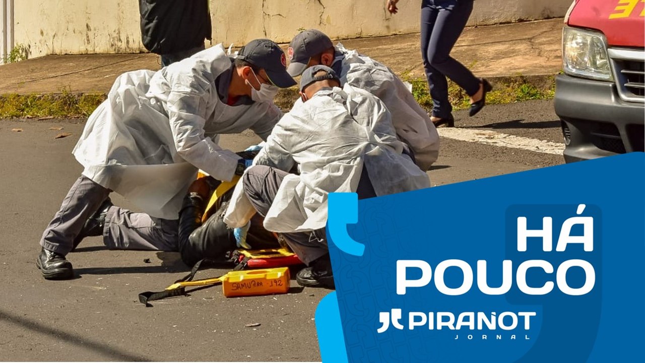 Acidente envolvendo carro e moto deixa uma pessoa ferida, em Piracicaba