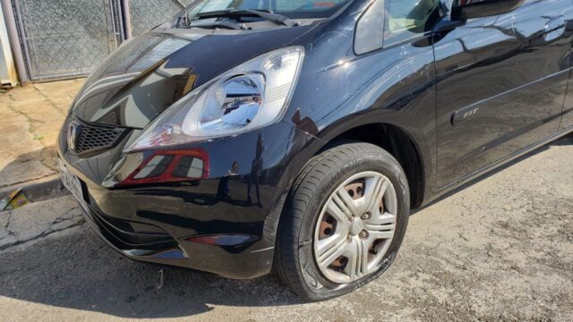 Uma foto do acidente