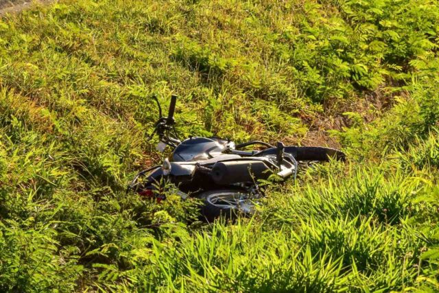 Uma foto do acidente na rodovia Luiz de Queiroz, em Piracicaba