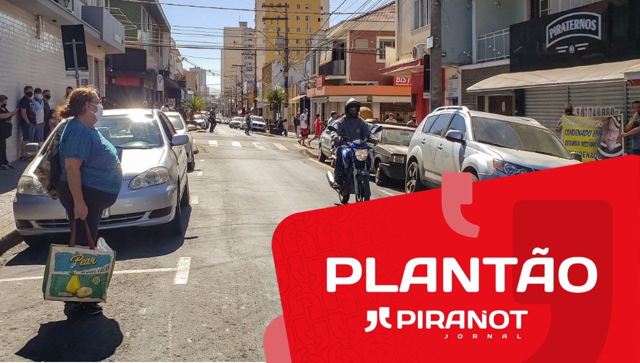 Fiscal da Prefeitura é agredido durante blitz a comércios no Centro de Piracicaba