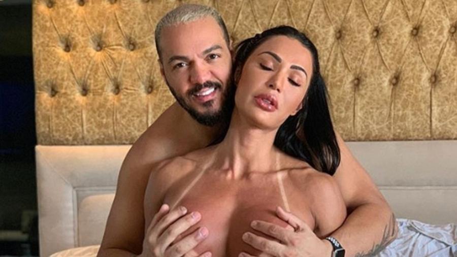 Belo fala sobre vida sexual e revela que Gracyanne Barbosa adora mandar nudes