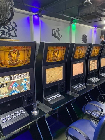 Foto das máquinas caça-níqueis