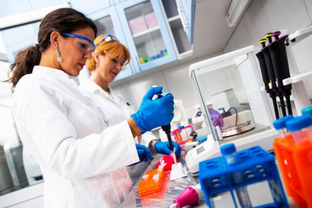 Uma foto que mostra os cientistas Uma foto que mostra os cientistas