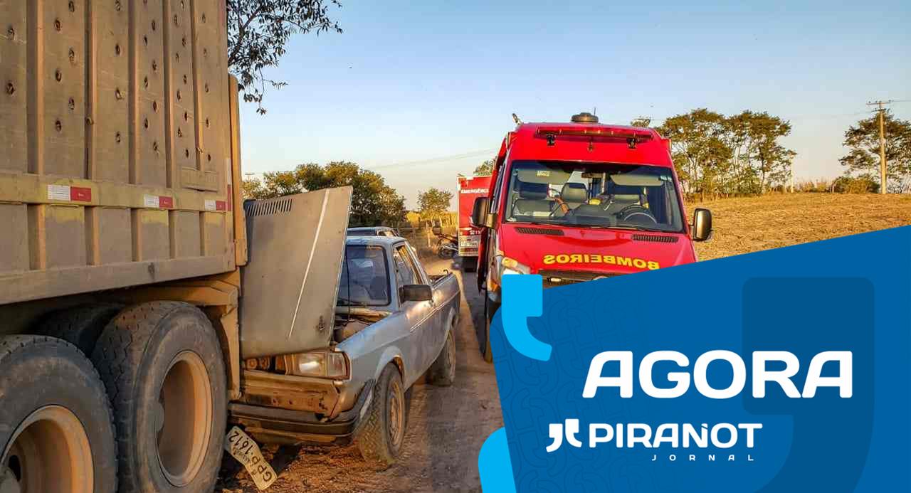 Criança de oito anos e pai ficam presos às ferragens após acidente em Piracicaba