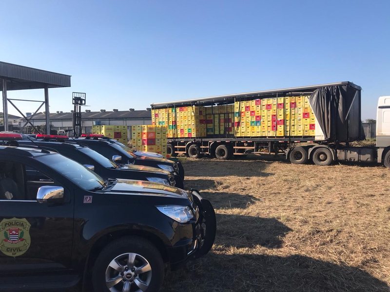 Operação da Polícia Civil de Piracicaba tem cinco presos e apreensão de carga de R$ 127 mil