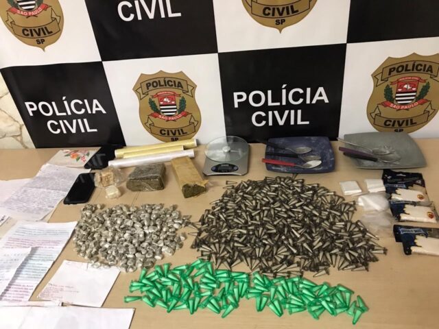 Uma foto da operação da Polícia Civil de Piracicaba nesta terça-feira (21)
