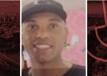 Na foto aparece o rosto de Paulo Ricardo, suspeito de sequestrar a adolescente