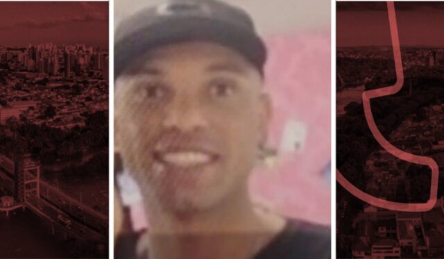 Na foto aparece o rosto de Paulo Ricardo, suspeito de sequestrar a adolescente