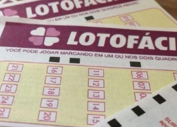 Uma imagem do voltante da Lotofácil