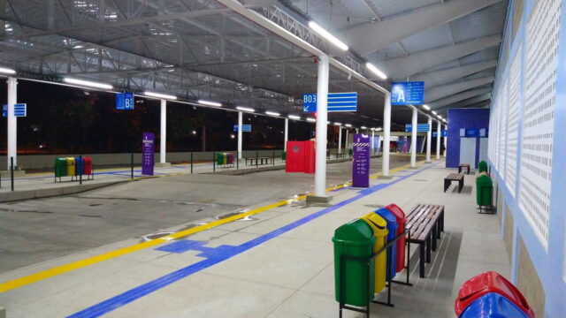 Uma foto do novo Terminal Piracicamirim