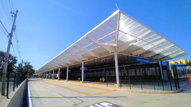 Uma foto do novo Terminal Piracicamirim