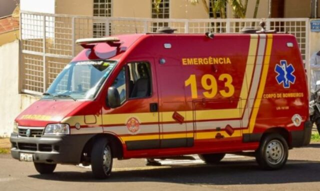 Uma imagem ilustrativa de uma unidade de resgate do Corpo de Bombeiros