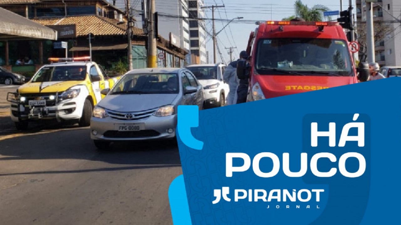 Acidente de moto causa grande congestionamento em uma das principais vias de Piracicaba